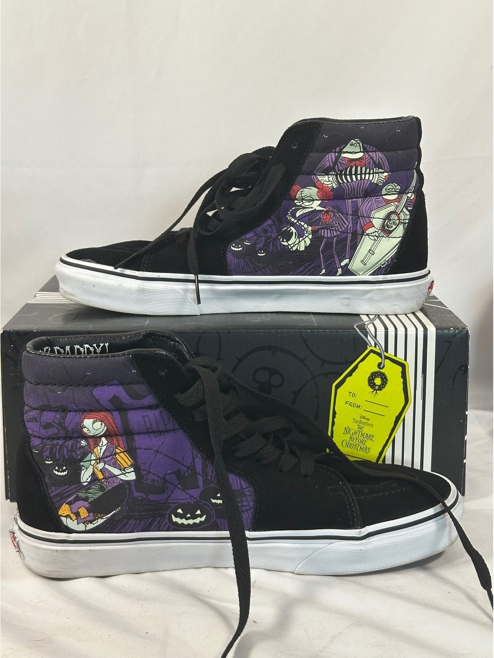 Vans x The Nightmare Before Christmas Sk8-Hi Black & Purple High Top Sneakers